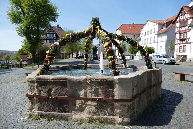 Osterbrunnen in Fritzlar